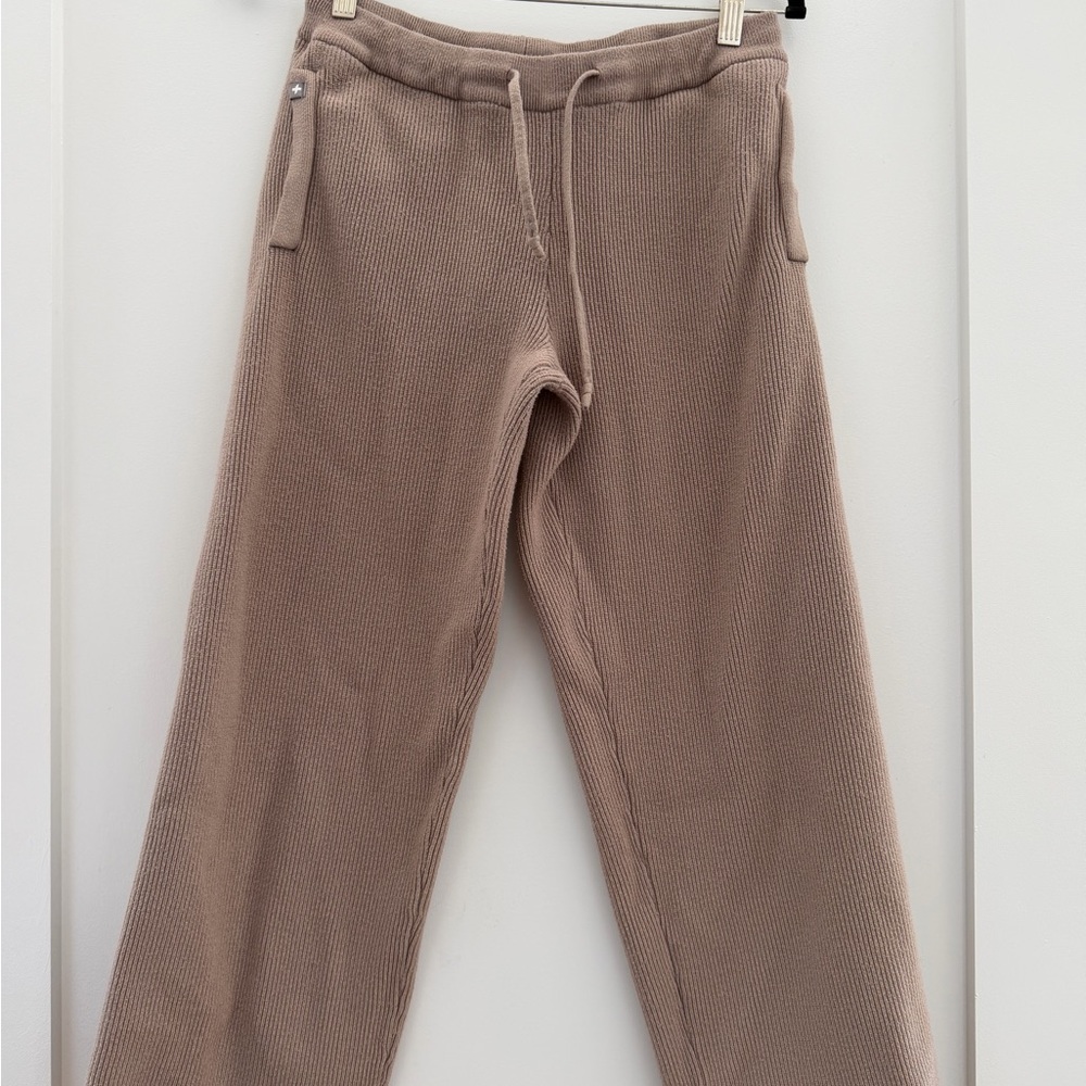 Figs Tan Knit Pants